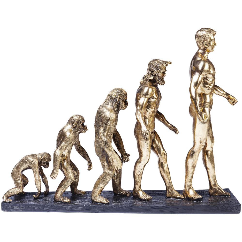 60807 statuetta e statua ornamentale Nero, Oro Poliresina - Foto 1