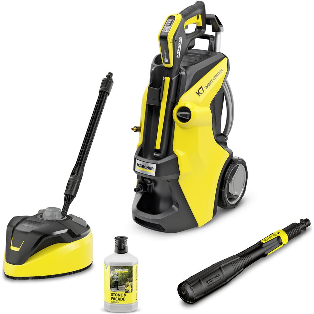 Idropulitrice Verticale K 7 Smart Control Flex Home Capacità 600 l /h Potenza 3000 W Colore Nero /Giallo - Foto 1
