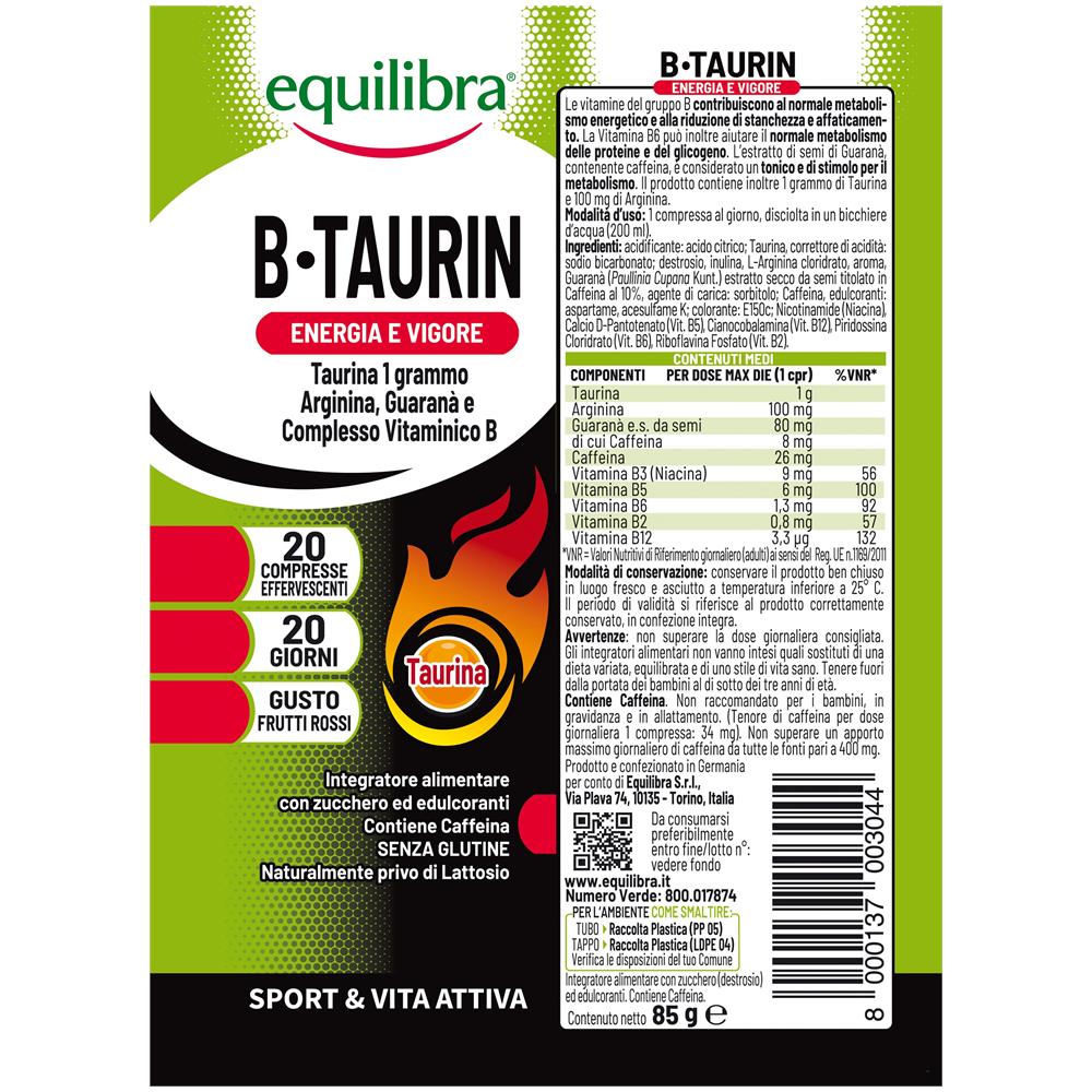 B Taurin 20 Compresse Effervescenti - Foto 2
