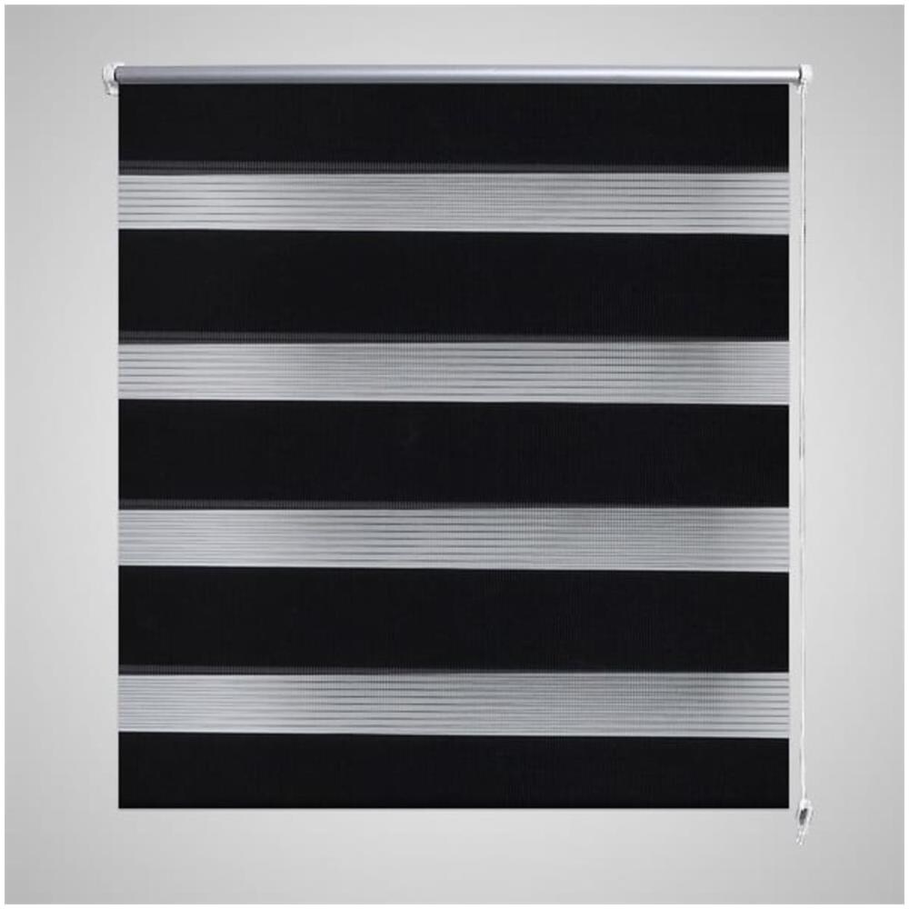 Tenda A Rullo Oscurante Zebra 60x120cm Nera - Foto 1