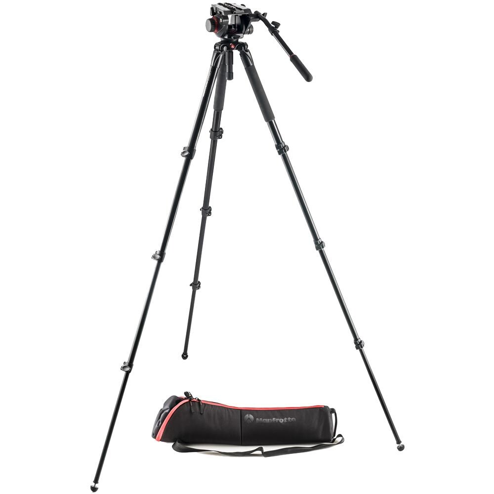 Kit Supporto Fotocamera con Filtro per Treppiede Nera 2.4 kg MVA512WK - Foto 1