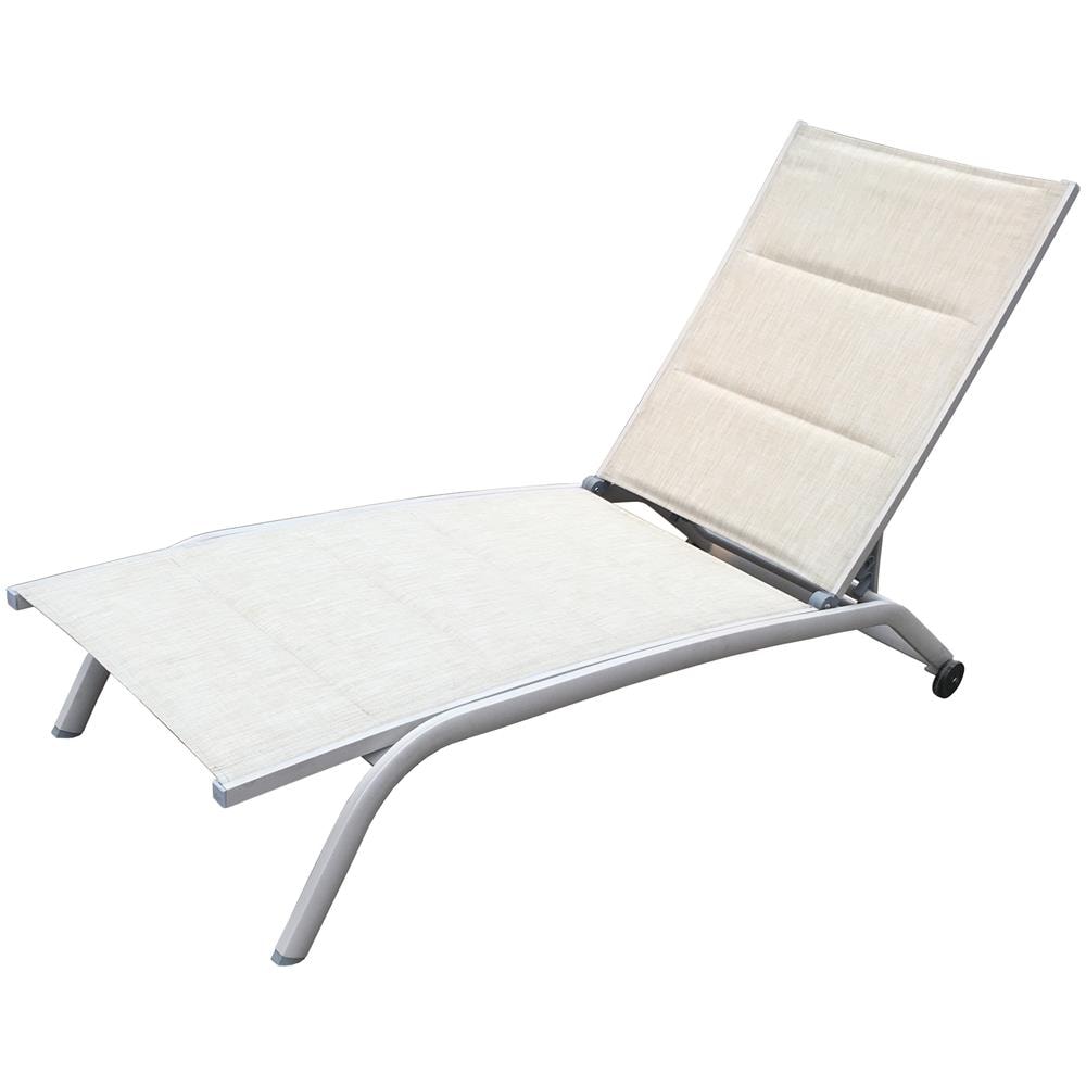 Lettino Sdraio Impilabile In Alluminio Tortora Da Esterno Giardino, Per Ristorante Agriturismo Albergo Hotel - Foto 2