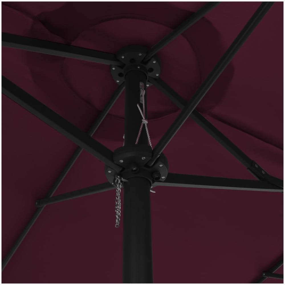 Ombrellone Da Esterni Con Palo In Alluminio 460x270 Cm Bordò - Foto 2