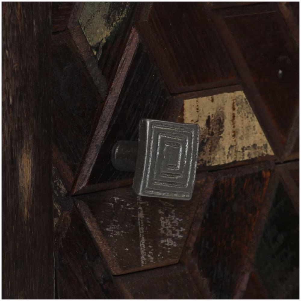 Comodino In Legno Massello Di Recupero 40x30x50 Cm - Foto 2