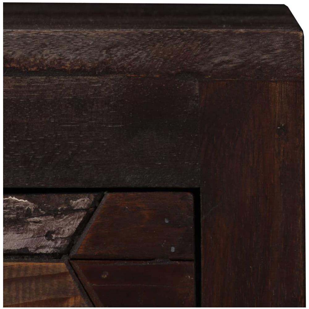 Comodino In Legno Massello Di Recupero 40x30x50 Cm - Foto 7