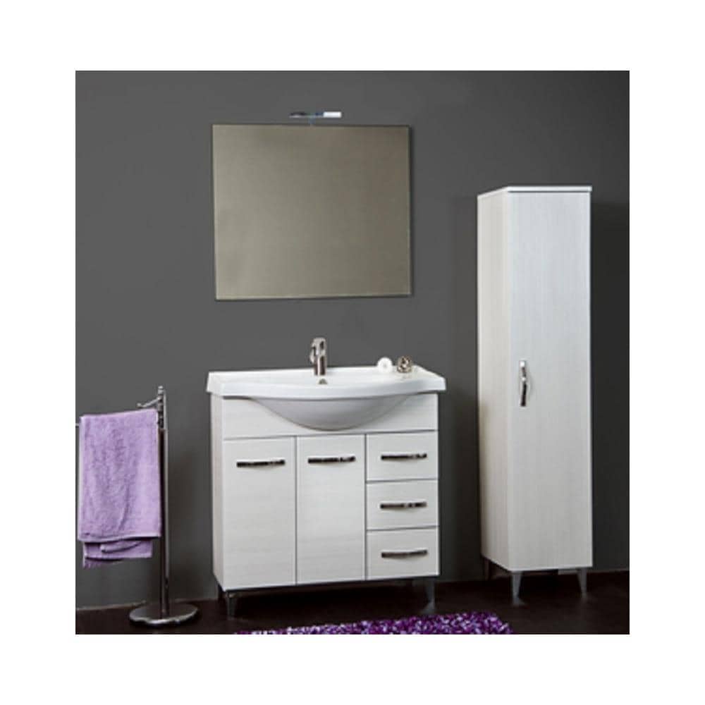 Mobile Bagno Claudia Completo 82x35x84h Bianco Portuna - Foto 1