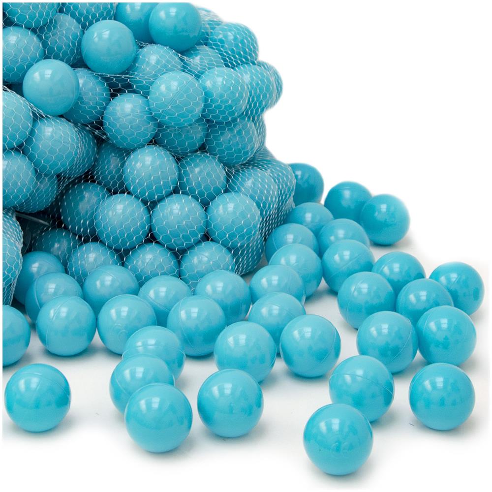 Set Di 50 Palline 5,5cm Per Riempire Piscine Gioco Per Bambini Azzurro - Foto 1