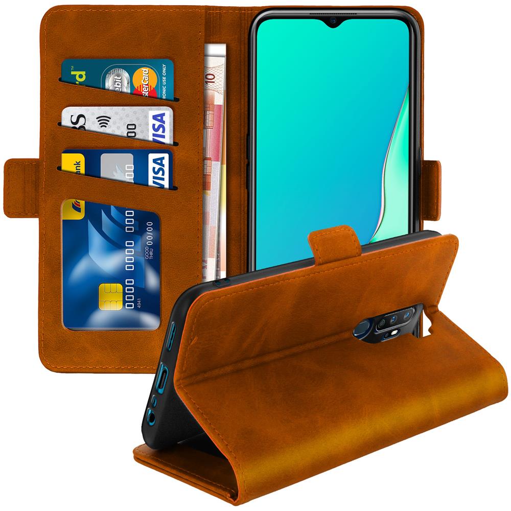 Custodia Oppo A9 2020 / A5 2020 Portacarte Funzione Supporto Video Camel - Foto 5