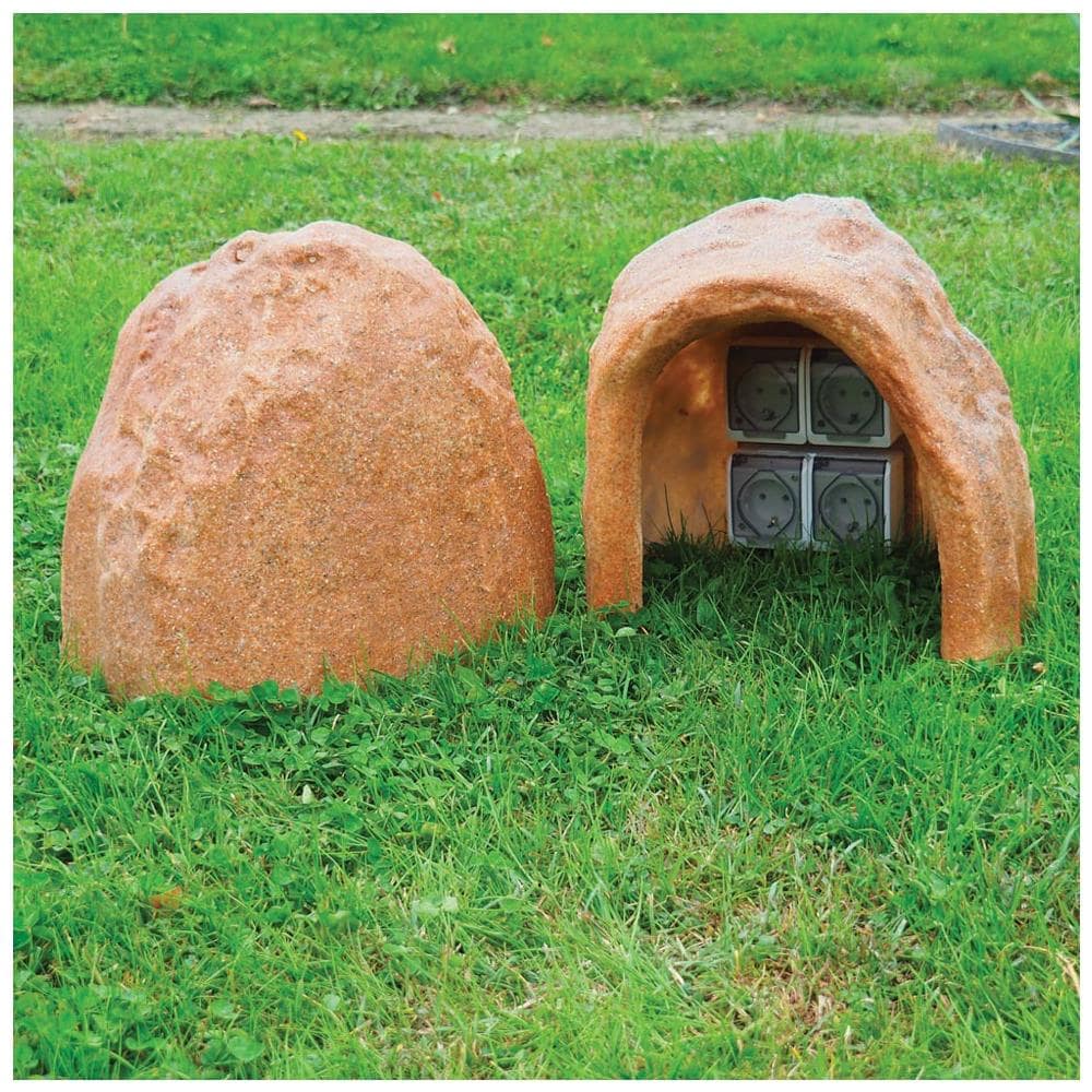 Nicchia Rocciosa Con 4 Prese Elettriche Per Il Laghetto E Fontana - Foto 1