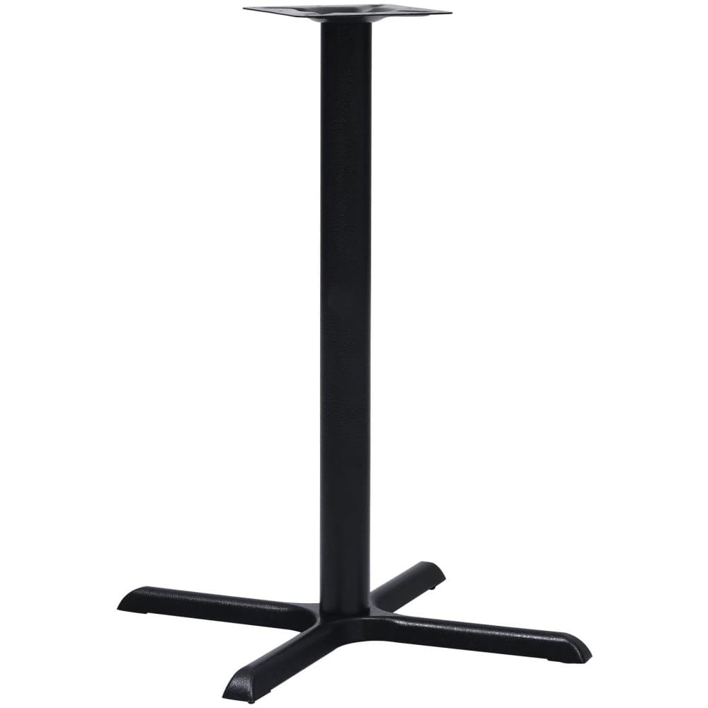 Gamba Per Tavolino Da Bar Nero 76x76x107cm In Ghisa - Foto 1