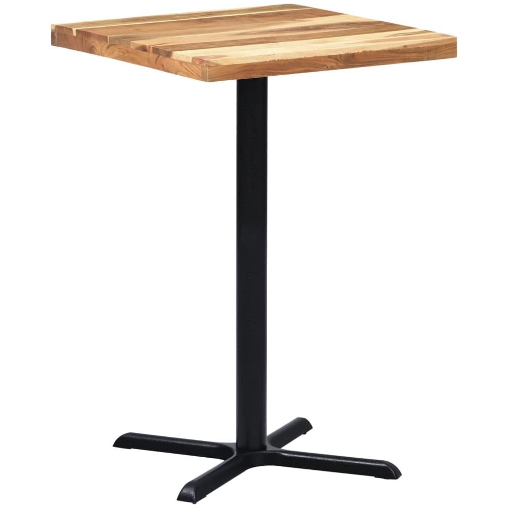 Gamba Per Tavolino Da Bar Nero 76x76x107cm In Ghisa - Foto 2