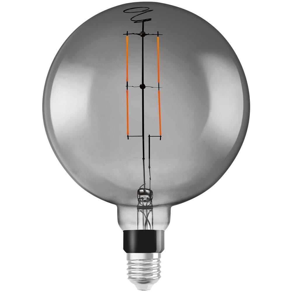 Lampada A Led Smart Ledvance Con Tecnologia Wifi, Piedistallo E27, Dimmerabile, Bianco Caldo (2500k), Grande Forma Del Globo, Filamento Trasparente Nel Vetro Del Fumo, Sostituzione Per Convenzionale 37w, Controllabile Con Alexa, Google & App - Foto 1