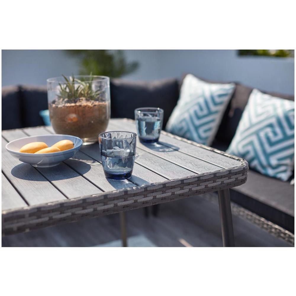 Salotto Da Giardino 9 Posti In Resina Grigio Baracoa - Foto 2