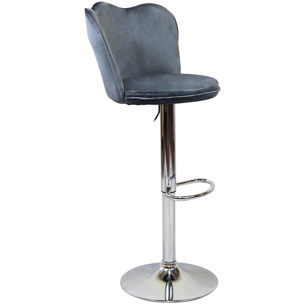 Taz - Sgabello Moderno In Velluto - Foto 1