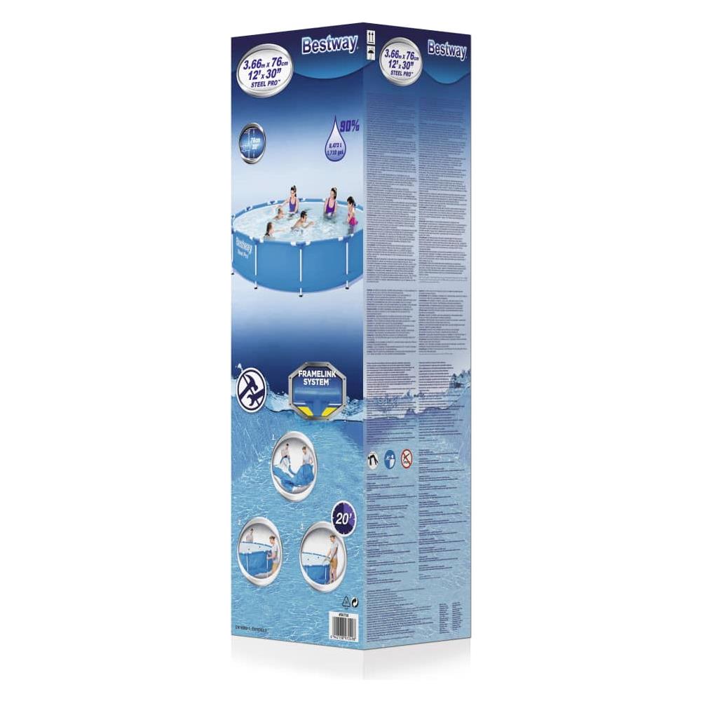 Set Piscina Con Telaio Steel Pro 366x76 Cm - Foto 3