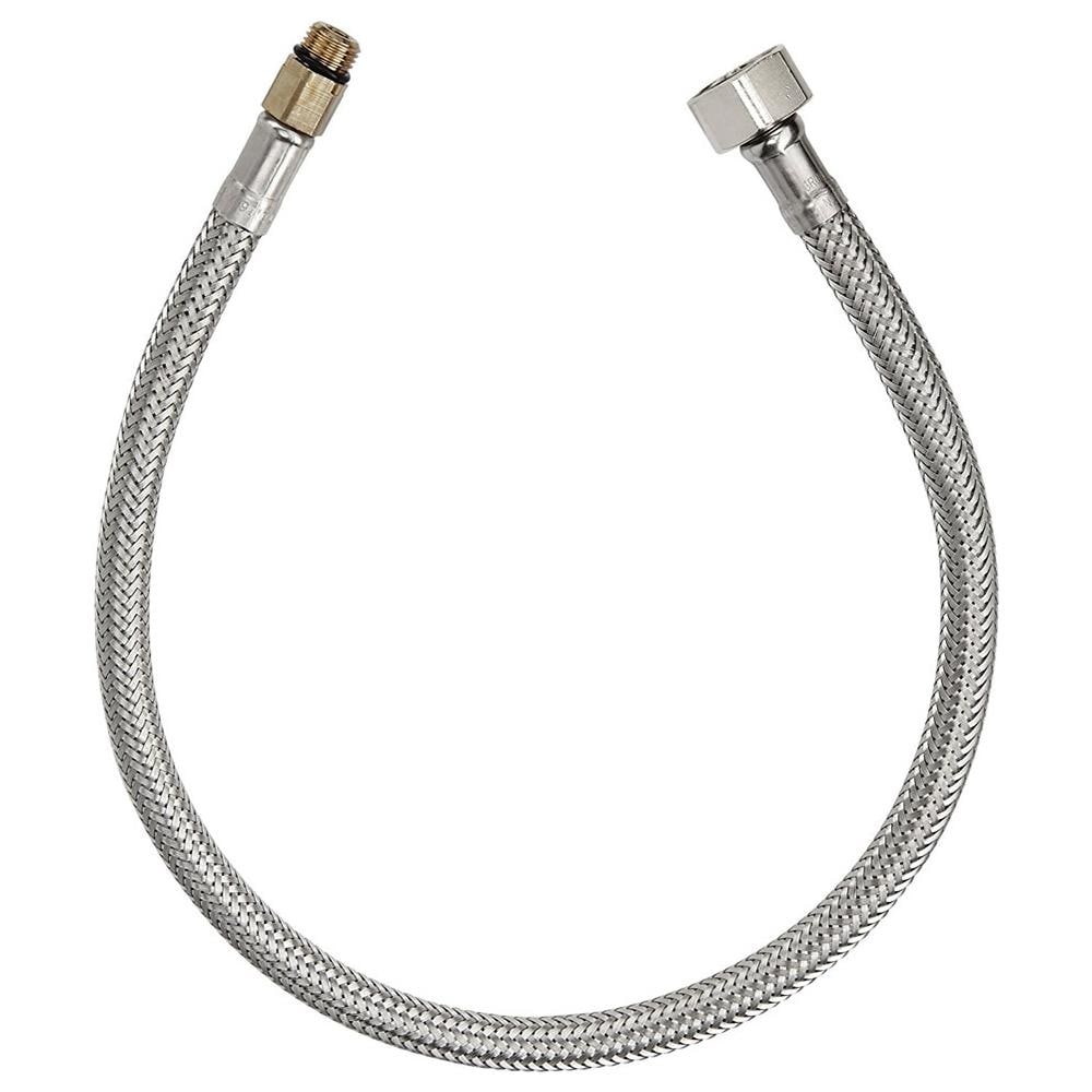 Tubo Flessibile In Acciaio M10 X 3/8 Lunghezza Cm 35 Per Monocomando Gruppo Lavello - Foto 1