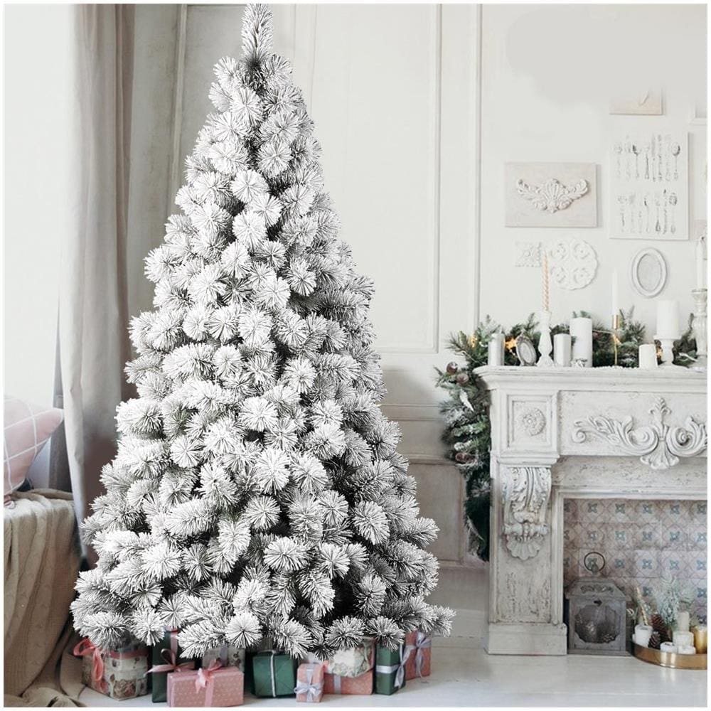 Albero Di Natale Innevato Des Alpes 180cm 312 Rami Super Folto Effetto Neve - Foto 2