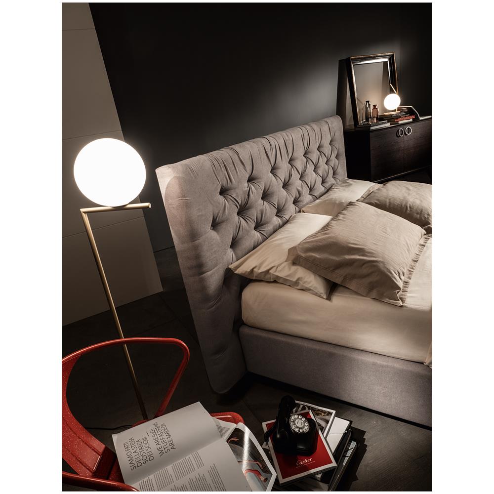Letto Matrimoniale, Modello Berlin Dal Gusto Classico E Stile Moderno,, Rete Da 160x200 Cm Con Doghe In Legno, Box Contenitore, Tessuto Giroletto Sfoderabile, - Foto 6