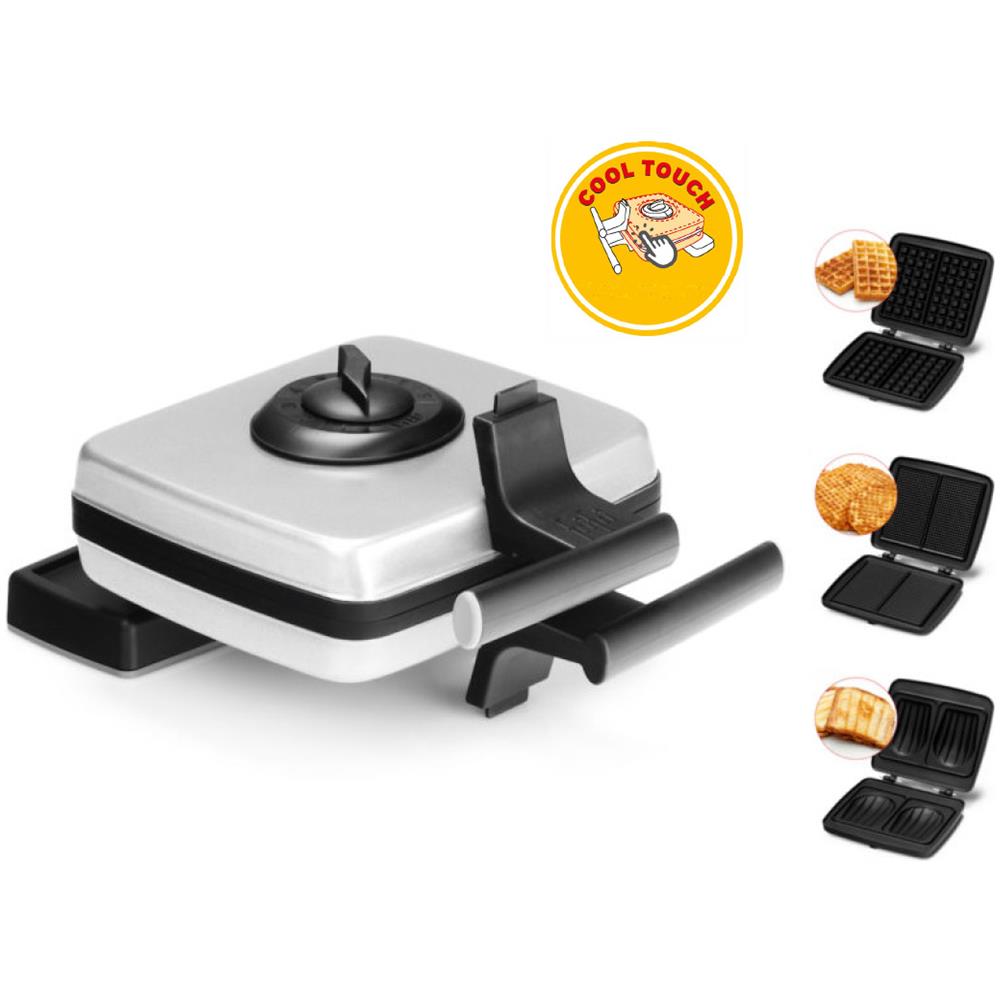 FRI022814512GRP piastra per waffle 2 waffle 1200 W Nero, Grigio - Foto 2