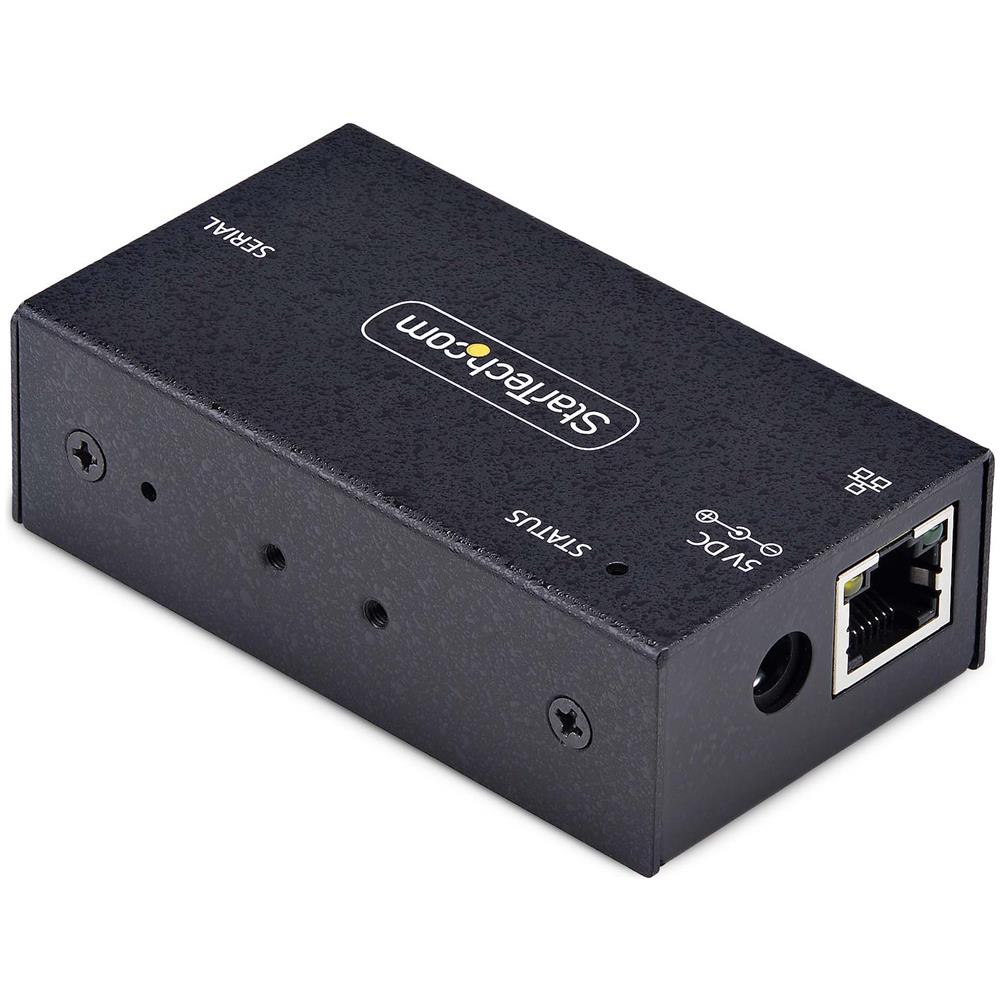 Adattatore da seriale a Ethernet a 1 porta, server di dispositivi seriali IP per dispositivi RS232 remoti, montaggio a parete /su guida DIN, convertitore seriale da RJ45 LAN a DB9, TAA - Foto 2