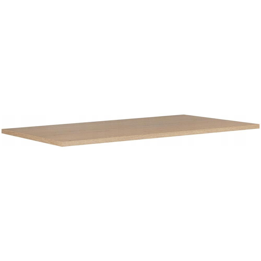 | Mobiletto - 140,6x46x1,6 cm - Rovere chiaro - Laminato di alta qualità - Resistente all'acqua - Per lavabo - Foto 1