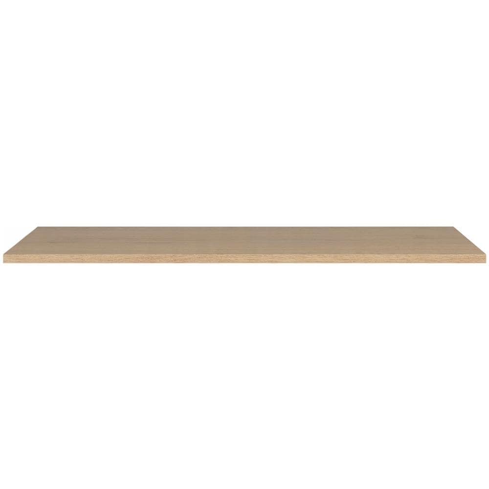 | Mobiletto - 140,6x46x1,6 cm - Rovere chiaro - Laminato di alta qualità - Resistente all'acqua - Per lavabo - Foto 2