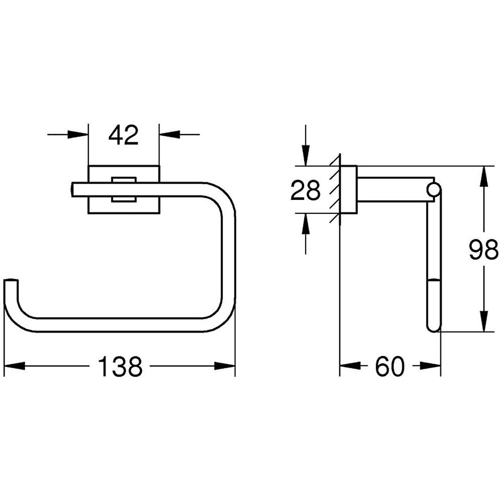 Essentials Cube Porta Rotolo - Foto 3