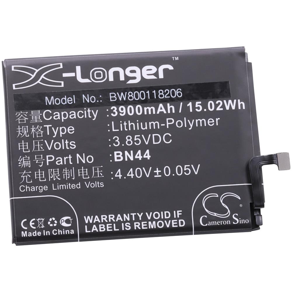 Litio-polimeri Batteria 3900mah (3.85v) Per Cellulari E Smartphone Come Xiaomi Bn44 - Foto 1