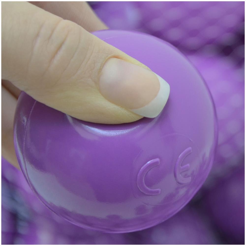Set Di 50 Palline 5,5cm Per Riempire Piscine Gioco Per Bambini Viola - Foto 2