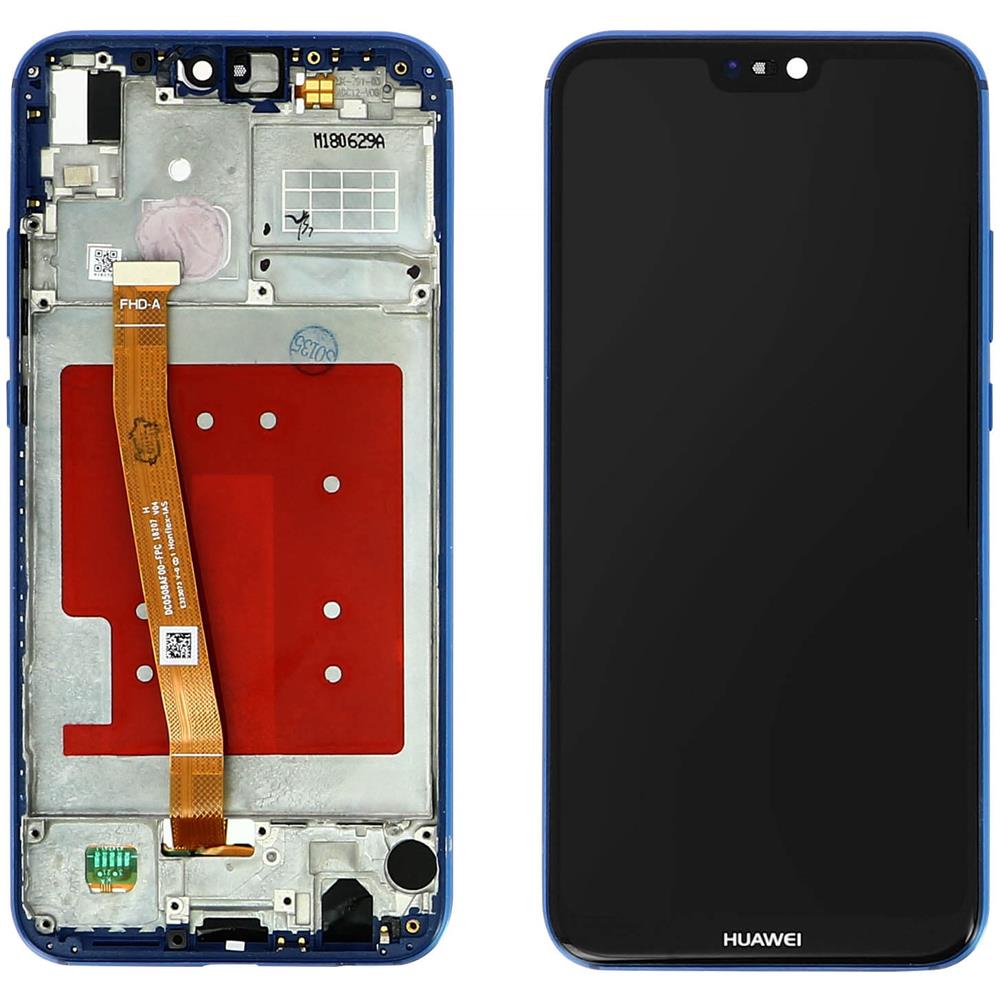 Schermo Lcd Compatibile Ricambio Completo Huawei P20 Lite Blu - Foto 1