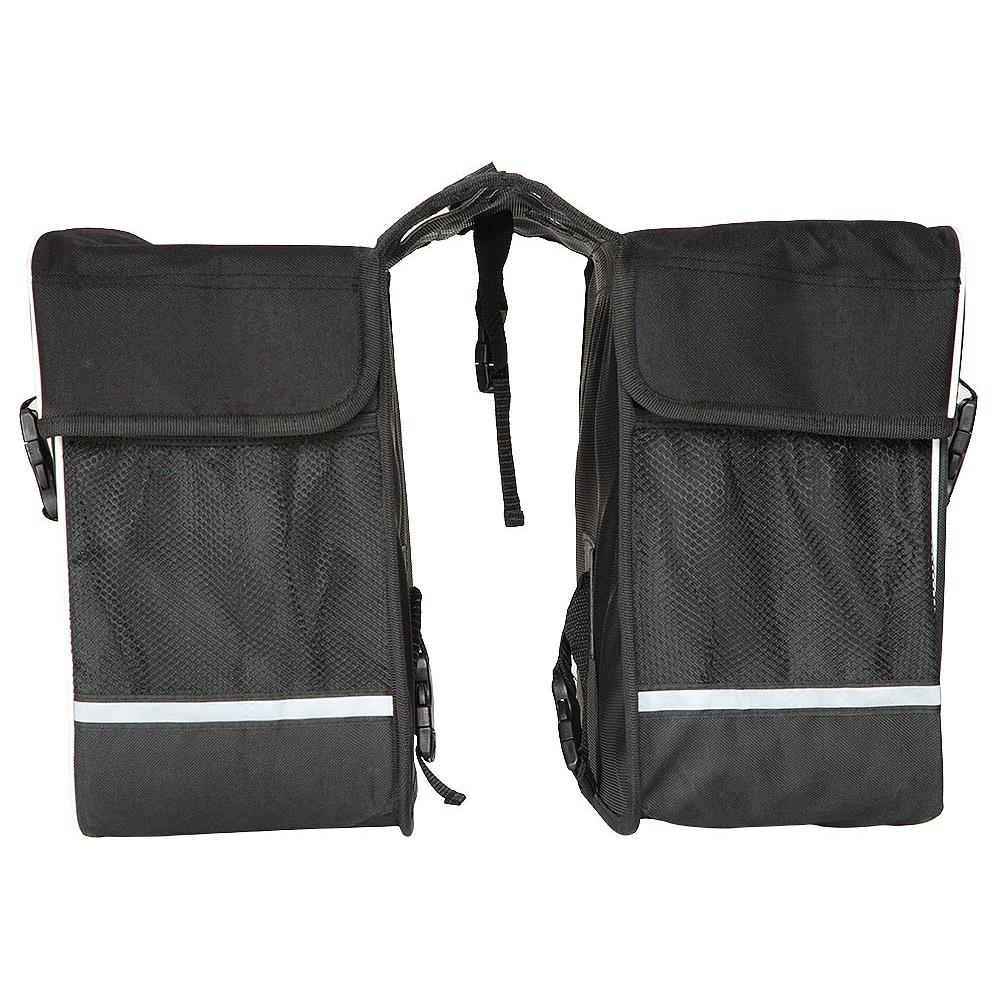 Borsa Per Bicicletta Con Strisce Catarifrangenti 35 L - Nero - Foto 2