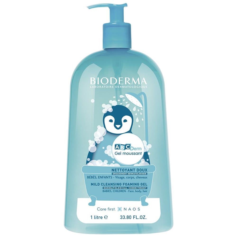 Abcderm Moussant Gel Nettoyant Doux Bébés, Enfants 1000 Ml - Foto 1