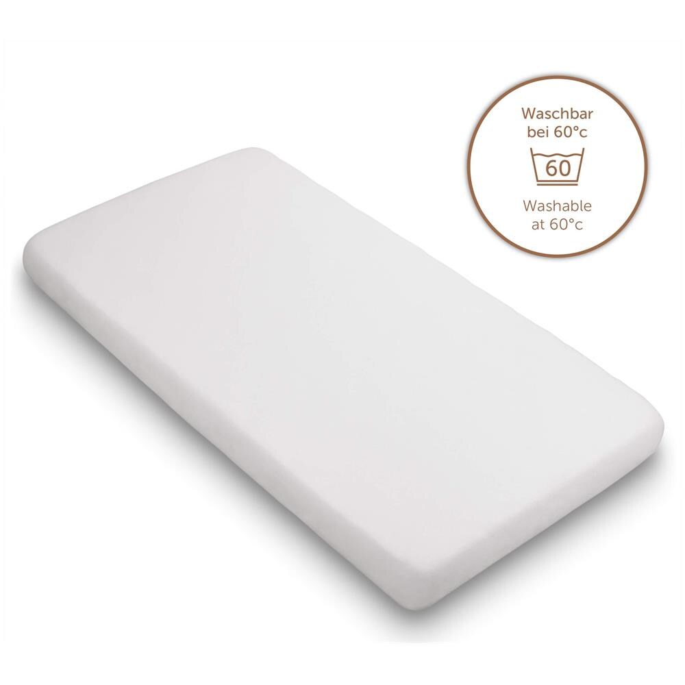 2 X Equipaggiata Culla Lenzuola - 100 Cotone Morbido Culla Fogli 140 X 70 Cm Per Baby Bed Bianco - Foto 2