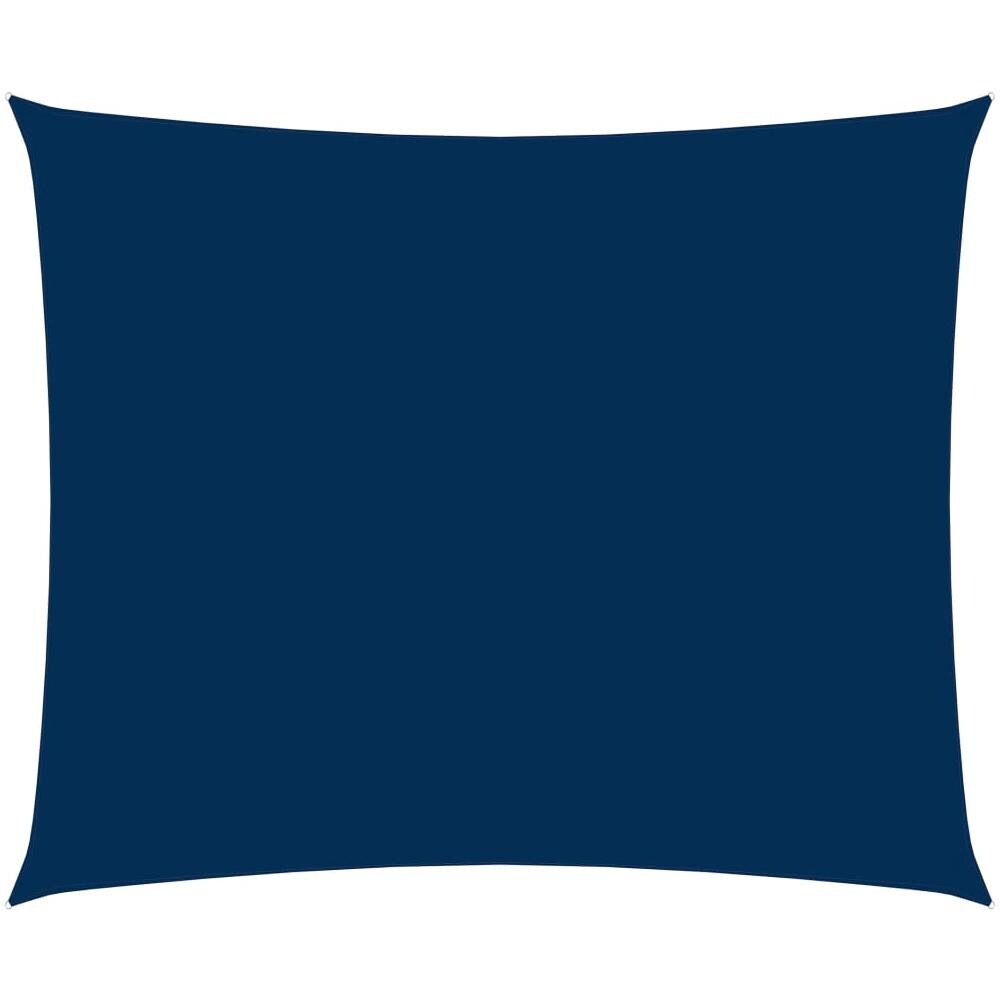 Parasole a Vela Oxford Rettangolare 2,5x3,5 m Blu - Foto 1