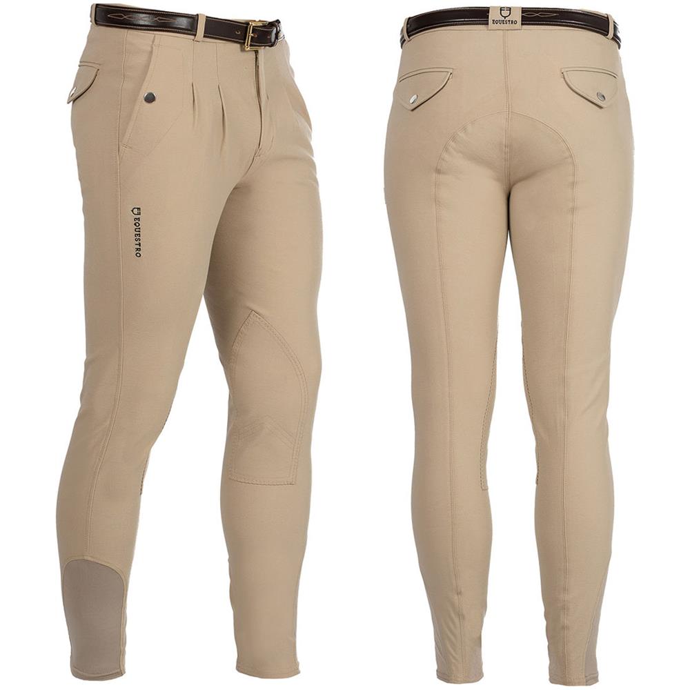 Pantaloni Equitazione Da Uomo Ares Aderenti E Anatomici Con Pinces 58 - Foto 1