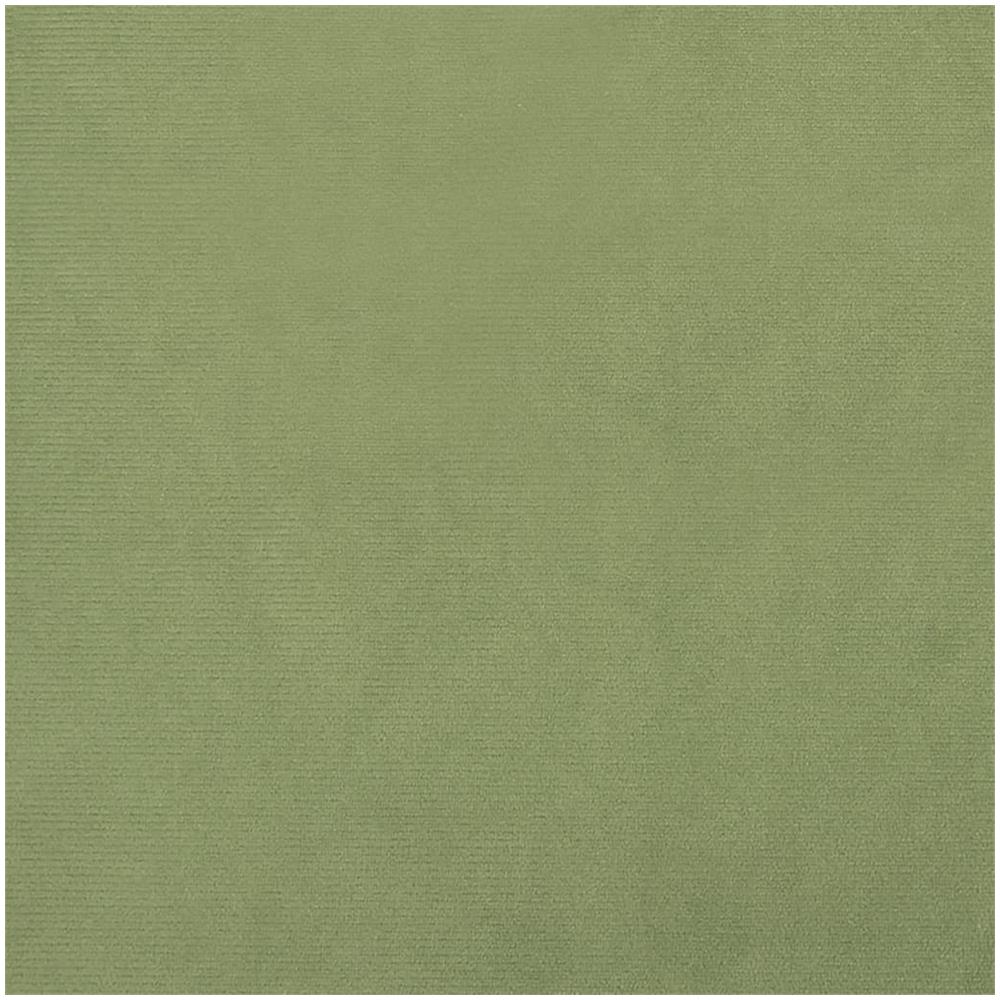 Sgabello Rotondo Con Contenitore Verde Senape In Velluto - Foto 2