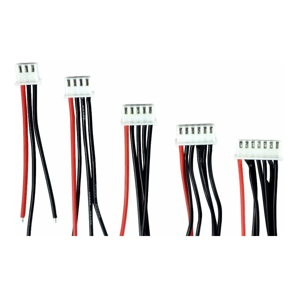 22 Awg 2s 3s 4s 5s 6s Cavo Caricatore Bilanciamento Jst Xh Connettore Plug Adattatore (2 Pezzi X), 10 Pezzi - Foto 1