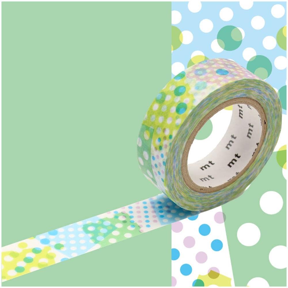 Nastro Adesivo Decorativo Con Punti - Blu - 1,5 Cm X 7 M - Foto 1