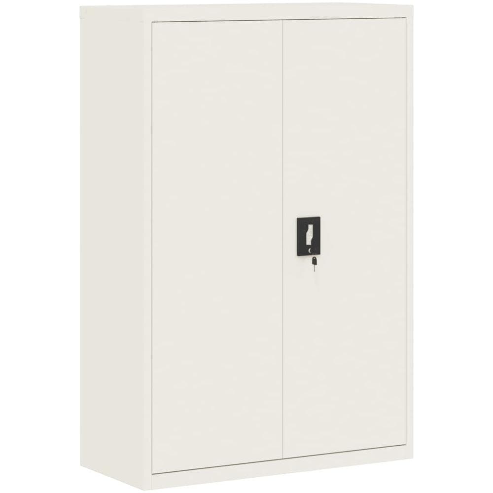 Armadio Classificatore Bianco 90x40x140 Cm In Acciaio - Foto 2