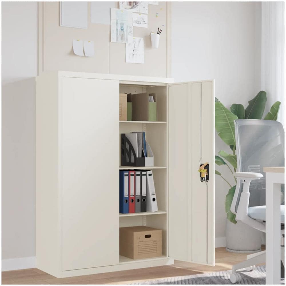 Armadio Classificatore Bianco 90x40x140 Cm In Acciaio - Foto 1