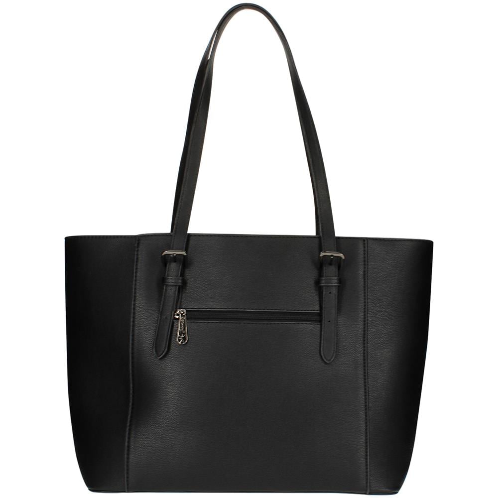 Borsa Shopper In Similpelle - Paris - Nera - Foto 2