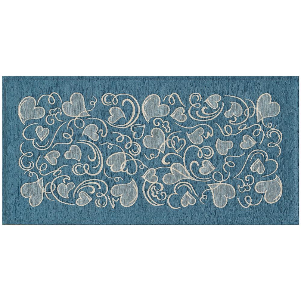 Tappeto Passatoia Cucina Corsia Retro Antiscivolo Disegno Amour By Suardi 55x80 Jeans - Foto 1