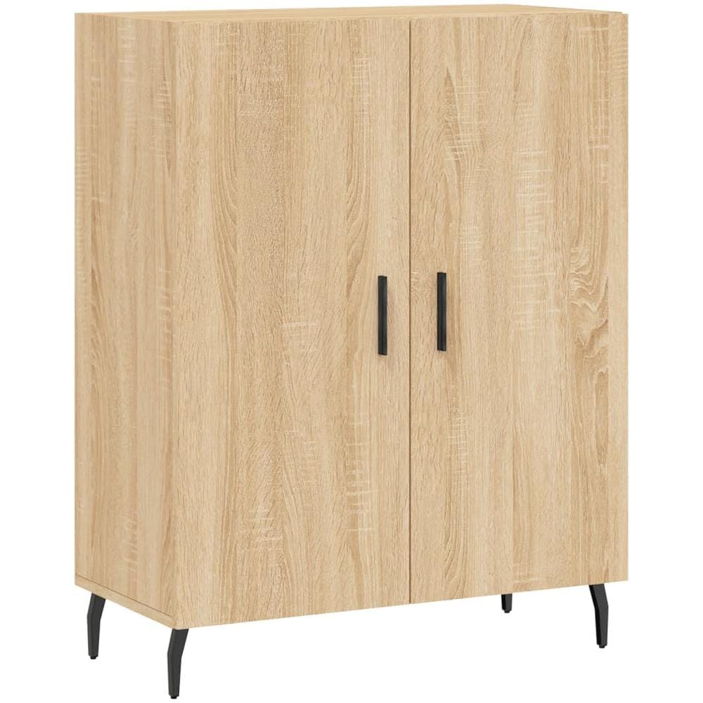 Credenza Rovere Sonoma 69,5x34x90 Cm In Legno Multistrato - Foto 2