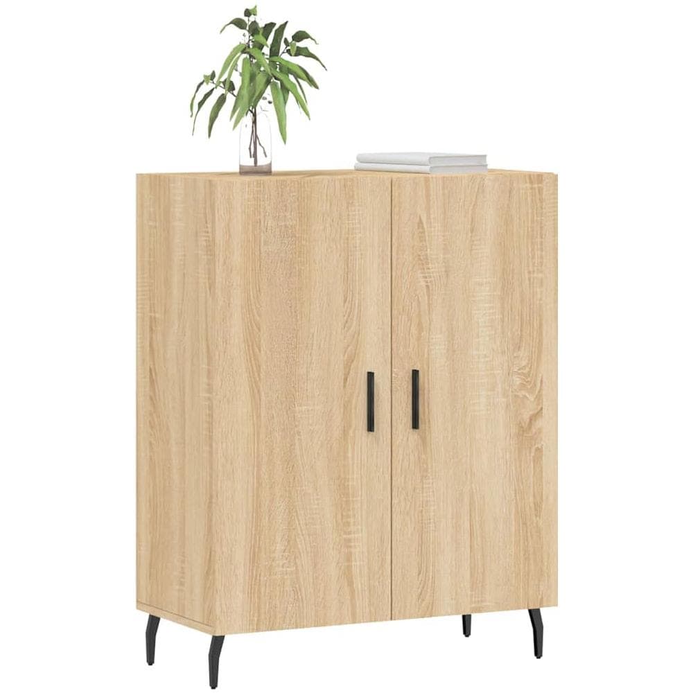 Credenza Rovere Sonoma 69,5x34x90 Cm In Legno Multistrato - Foto 3