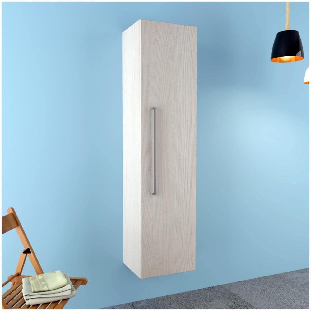 Mensolone In Laminato Sospeso Per Lavabi Da Appoggio Arredo Bagno Made In Italy *** Finitura- : Frassino Tranché - Foto 1