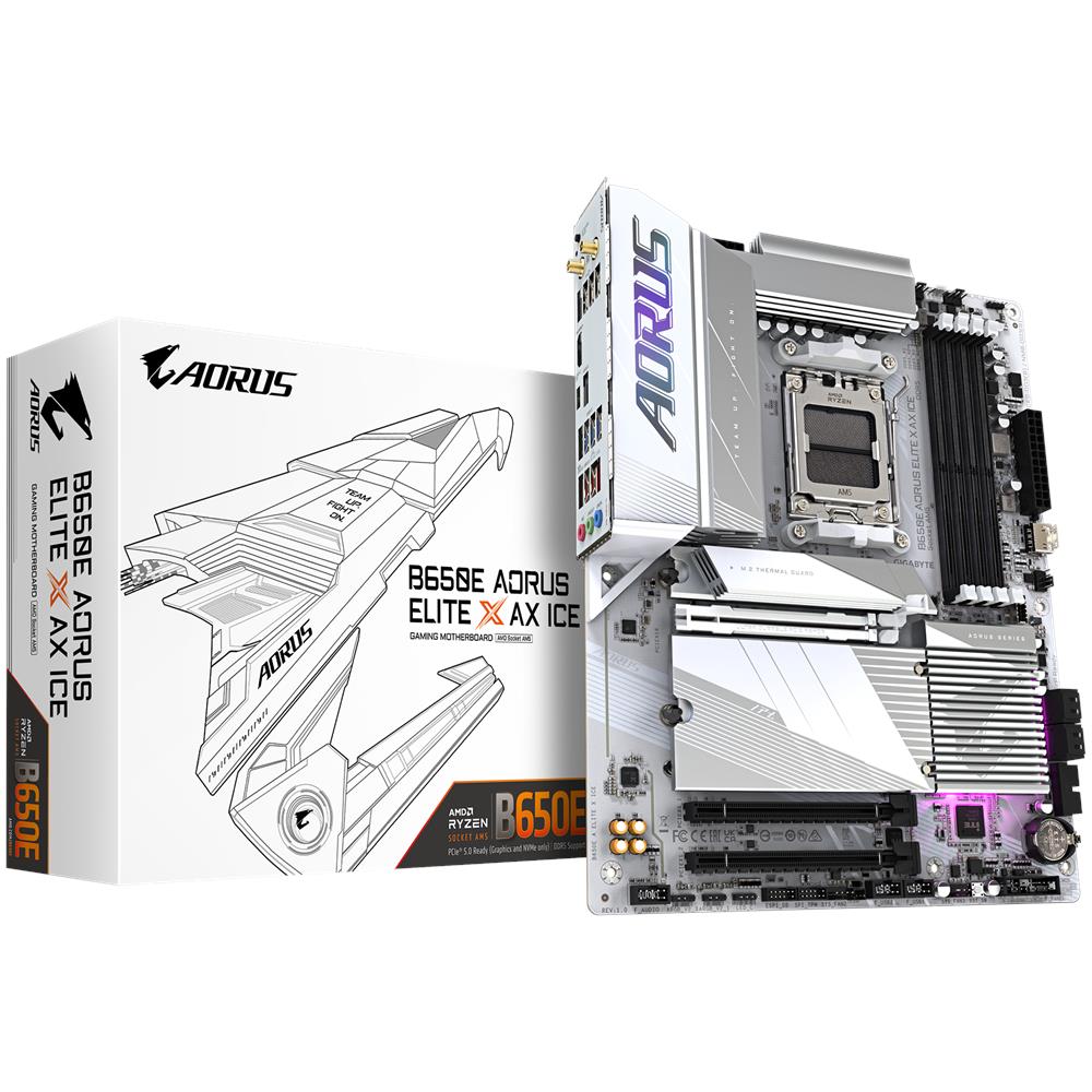 Scheda Madre B650E AORUS ELITE X Socket AM5 Chipset AMD B650 ATX - Foto 1