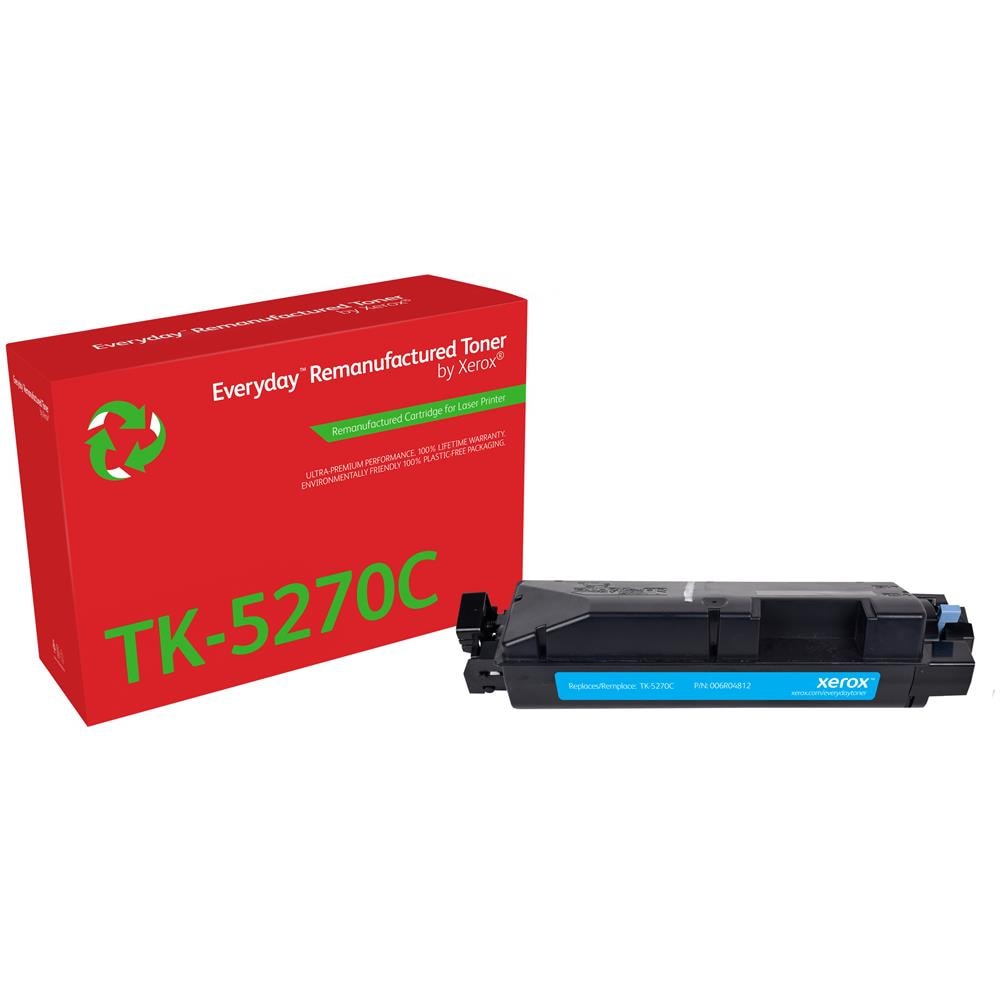 TONER RIGENERATO -   Everyday™ di Xerox Ciano compatibile con Kyocera TK-5270C, Capacità standard - Foto 1