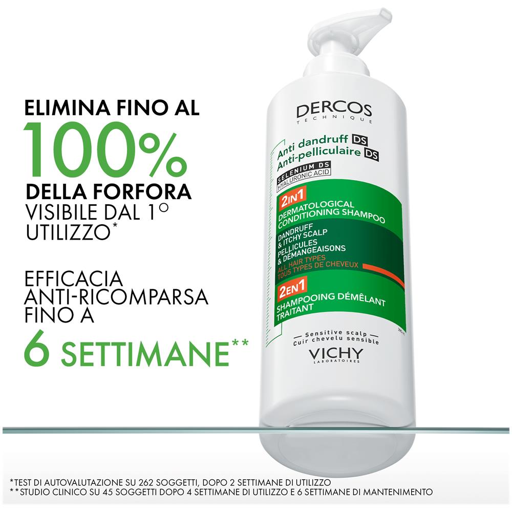 Dercos Technique Anti Dandruff Shampoo 2IN1 400 ml - Foto 2