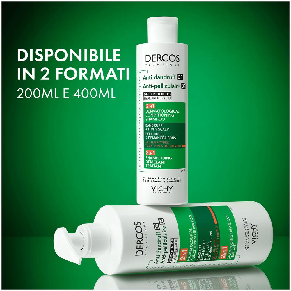 Dercos Technique Anti Dandruff Shampoo 2IN1 400 ml - Foto 8