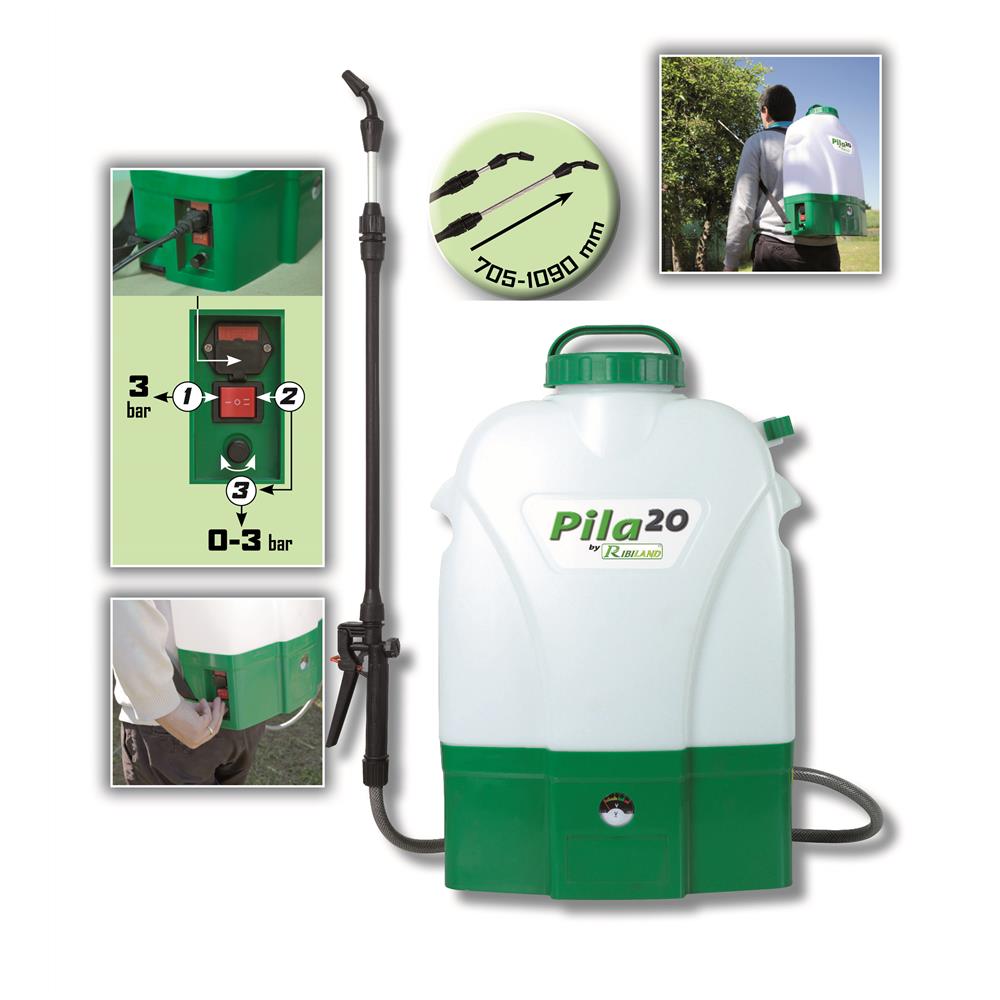 PRP200DE Nebulizzatore A Batteria Pila 20 L - Foto 2
